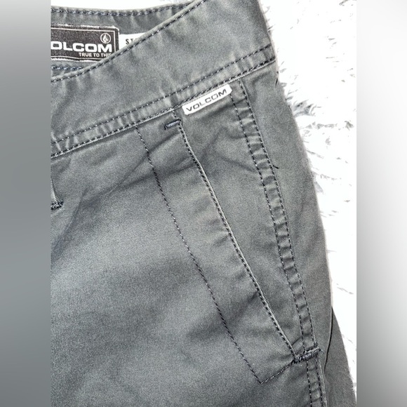 VOLCOM Men’s pants olive green size 29 - Picture 3 of 10